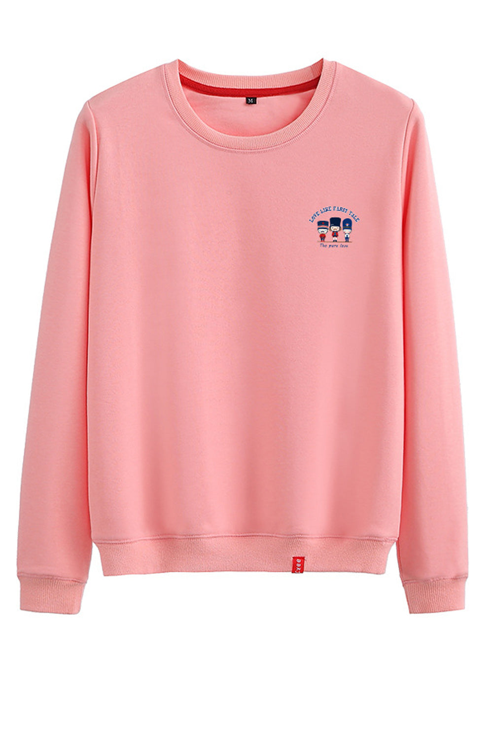 Women Small Printed Style Long Sleeve Comfy Round Neck Sweatshirt
