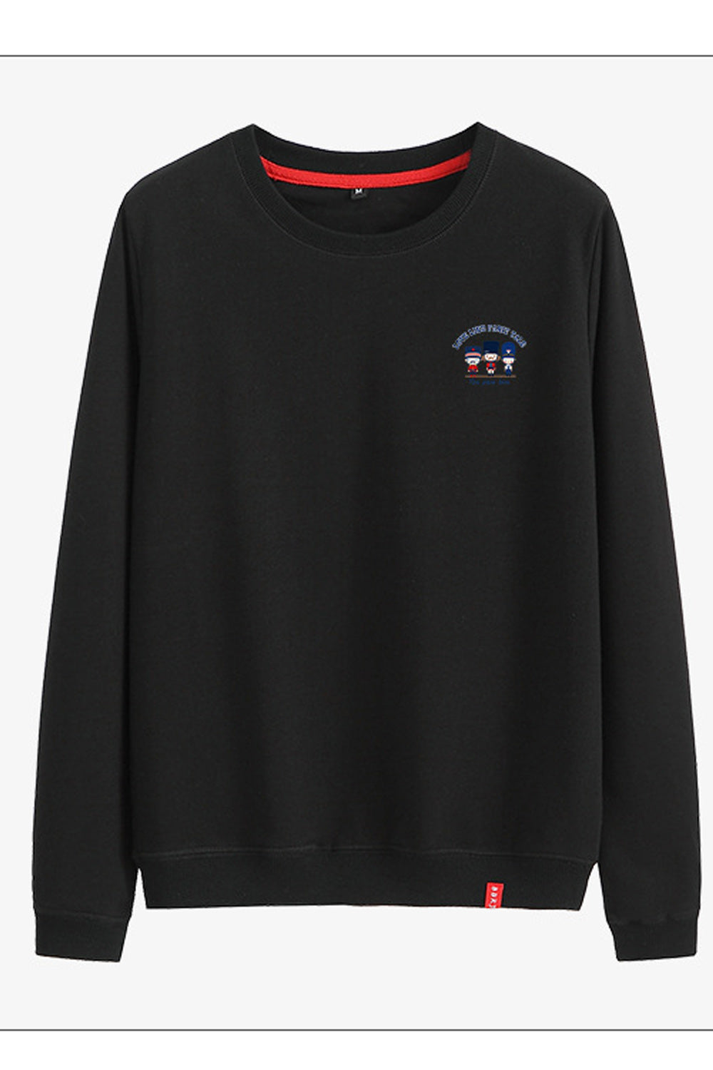 Women Small Printed Style Long Sleeve Comfy Round Neck Sweatshirt