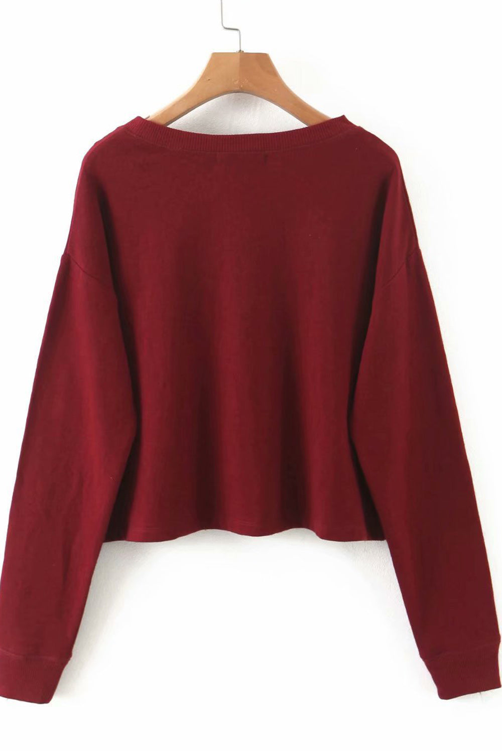 Women Classy Letter Printed Long Sleeve Easy Round Neck Cozy Sweatshirt