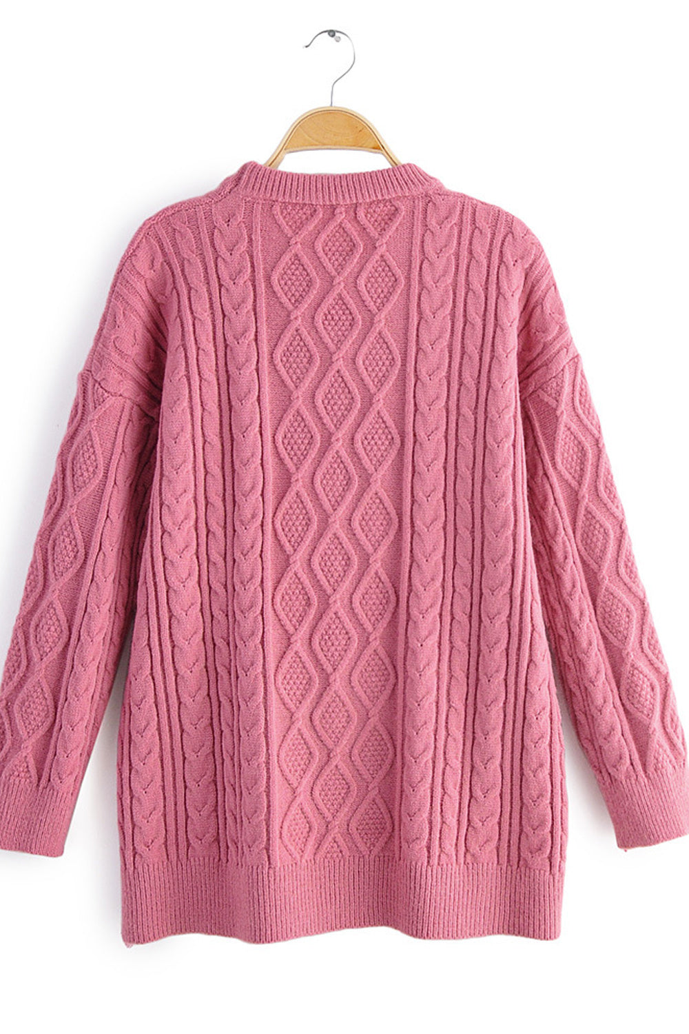 Women Thick Long Sleeve Straight Hem Warm Winter Sweatshirt