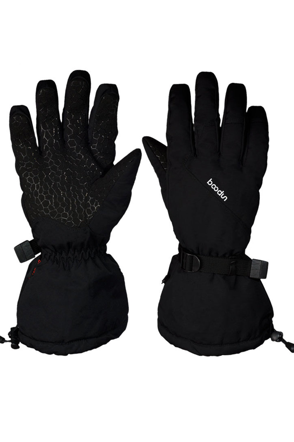 Women Warm Coldproof Buckle Strap Outdoor Ski Gloves