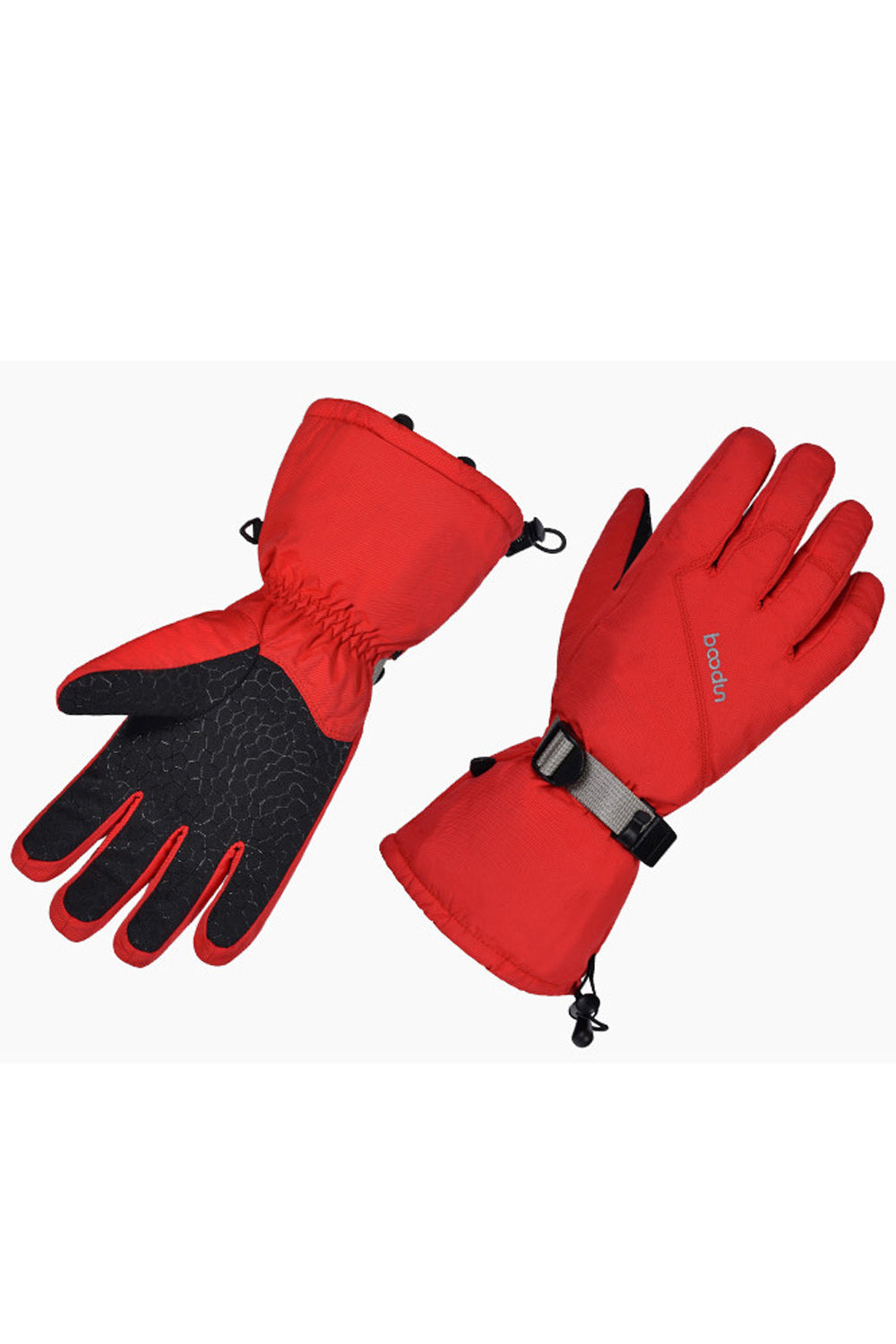 Women Warm Coldproof Buckle Strap Outdoor Ski Gloves
