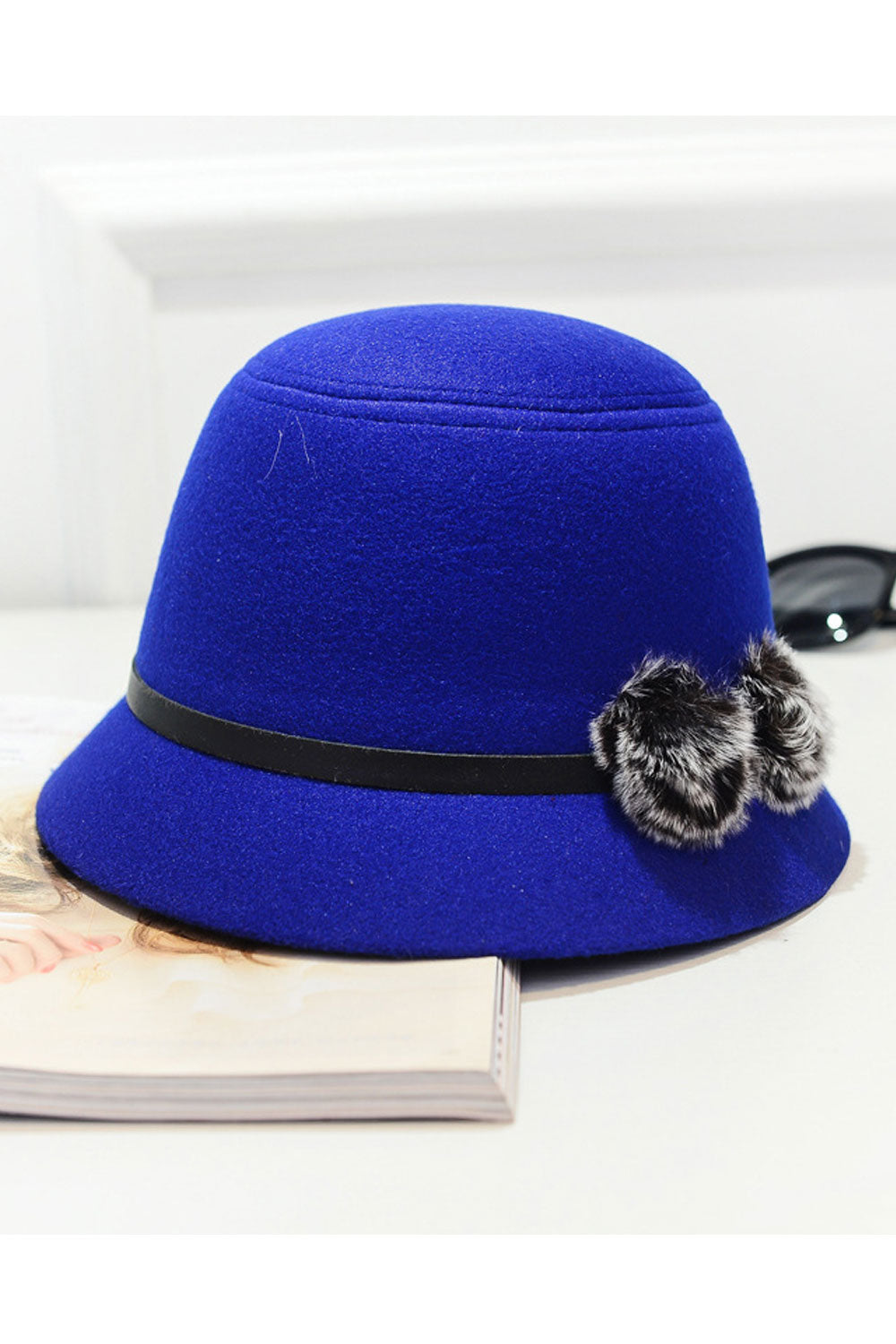 Women Cute Flower Bucket Style Autumn & Winter Beret Hat