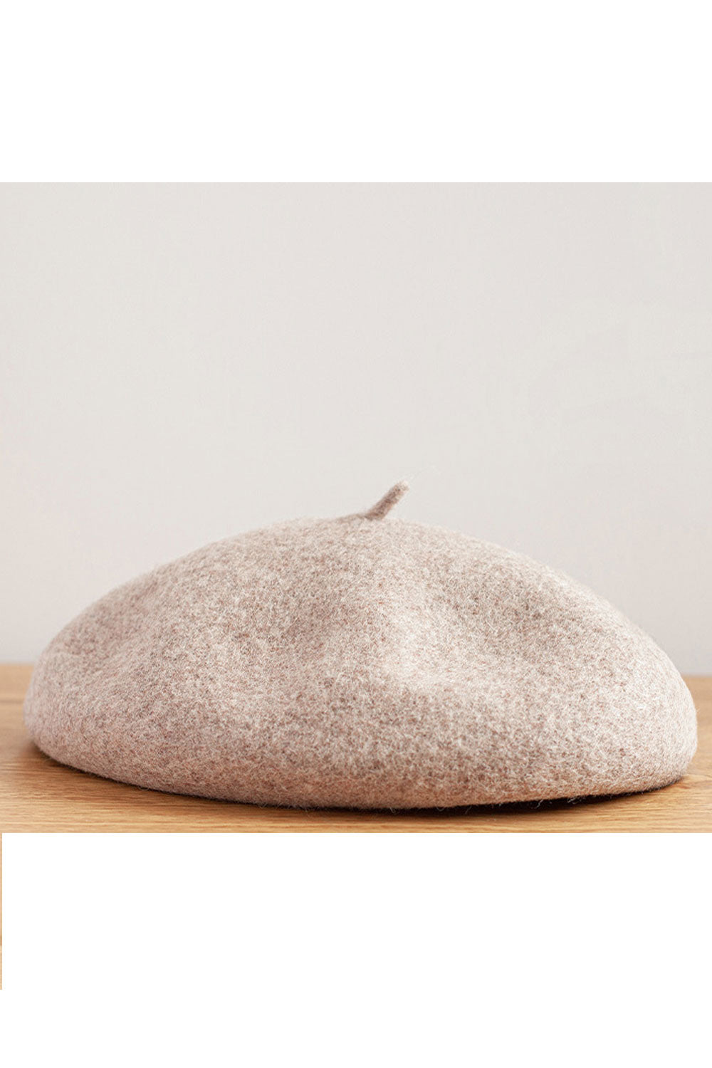 Women Cute Pumpkin Style Solid Color Woolen Beret Hat