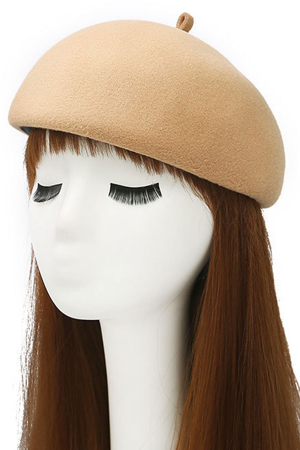 Women Beautiful Pumpkin Shape Warm Casual Beret Hat