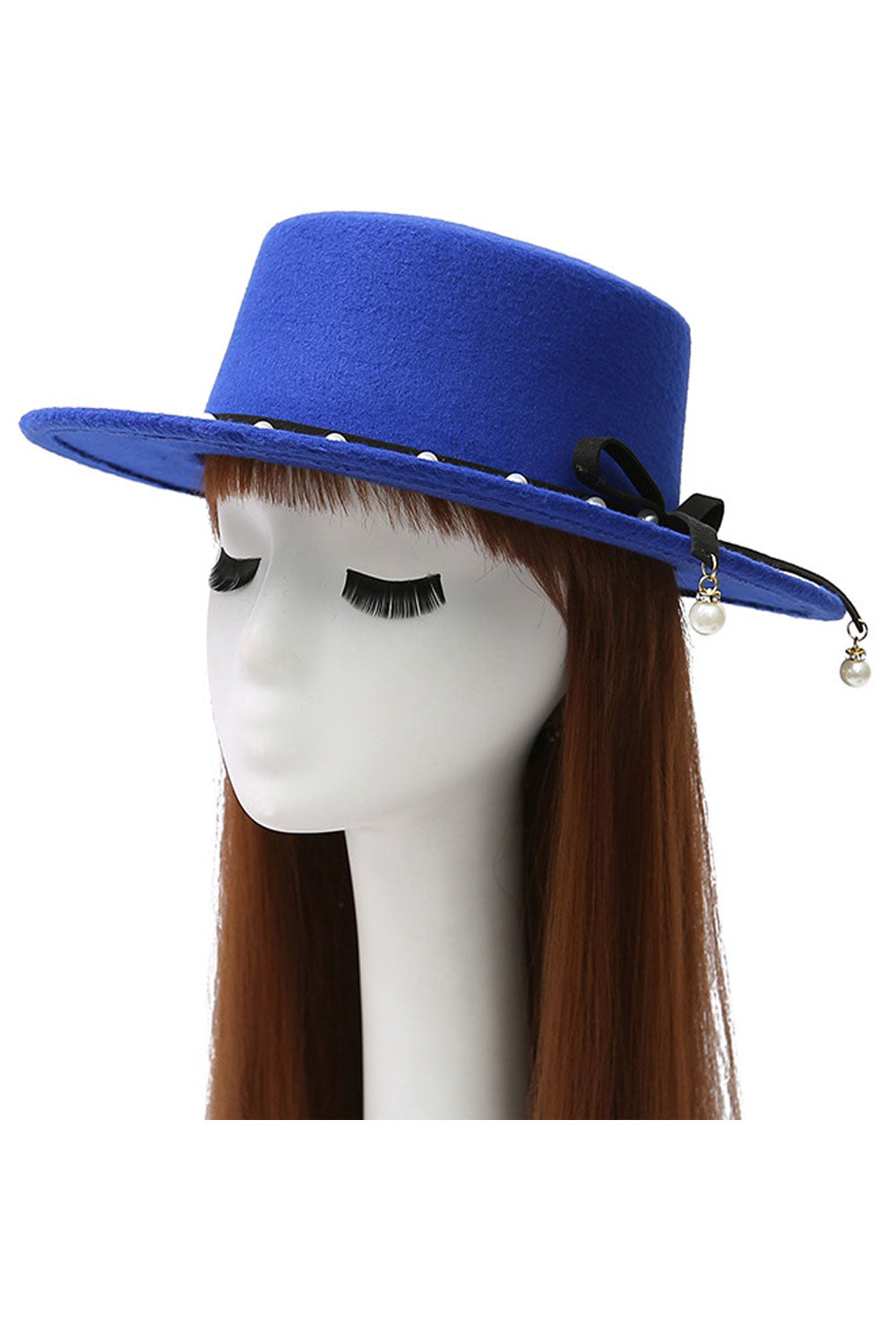 Women Fashion Pearl Decorated Beautiful Beret Hat