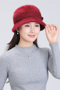 Women Pretty Solid Colored Warm Comfortable Knitted Hat