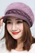 Women Dome Styled Solid Colored Beautiful Comfy Soft Knitted Hat