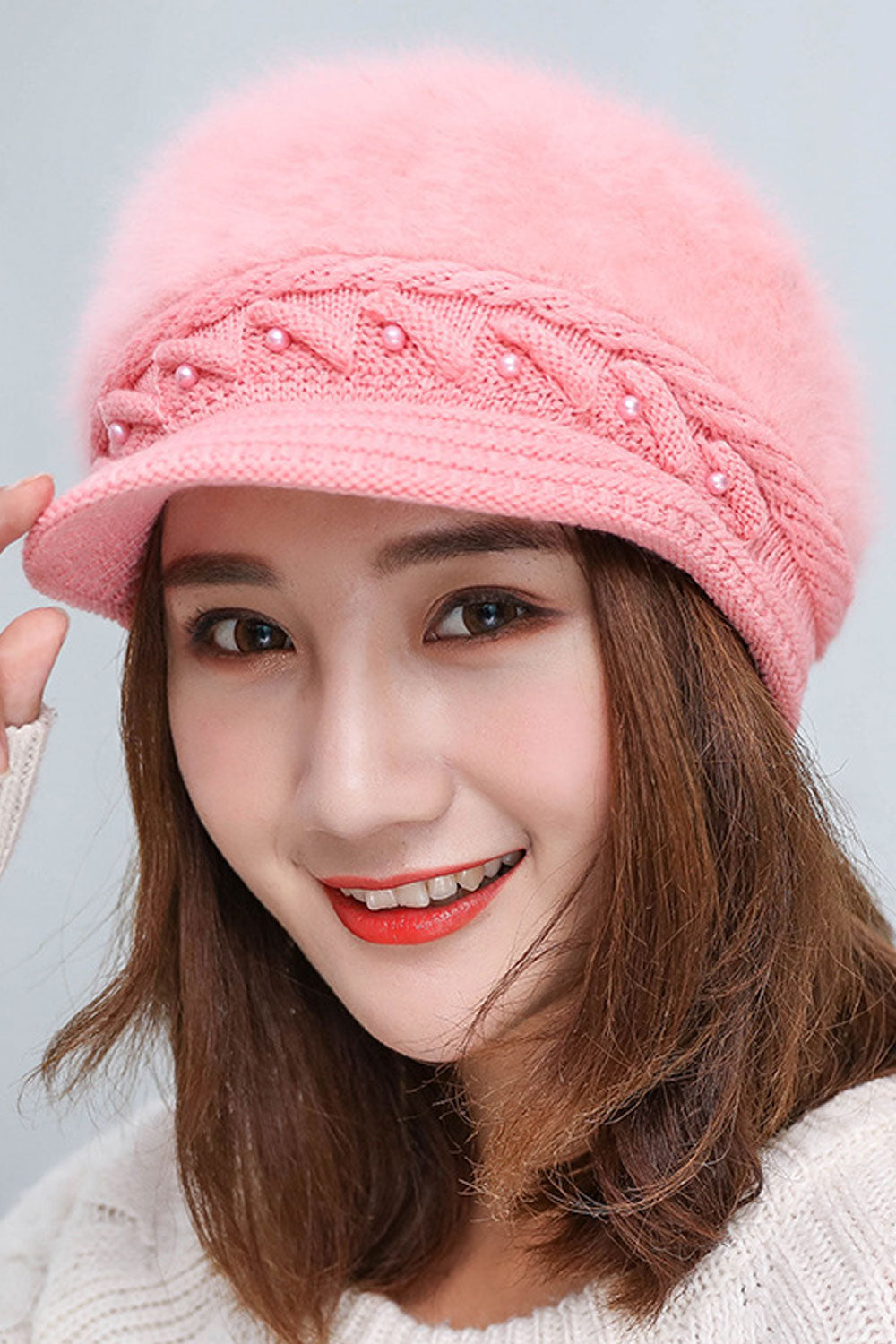 Women Dome Styled Solid Colored Beautiful Comfy Soft Knitted Hat