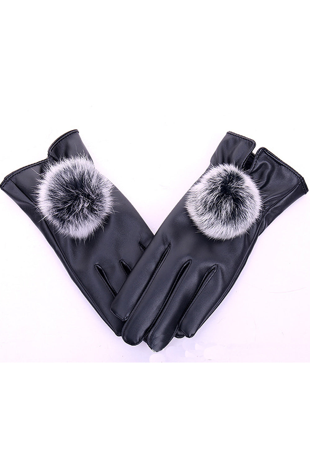 Women Hand Protection Water Repellent Windproof Leather Gloves