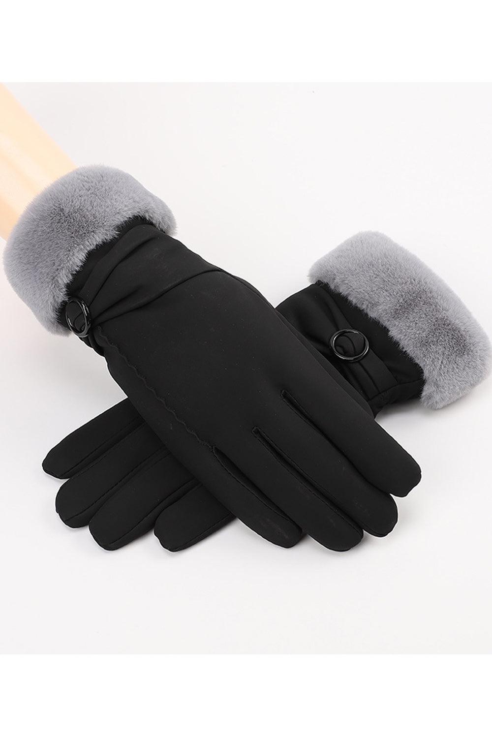 Women Modern Hand Protection Windproof Leather Gloves