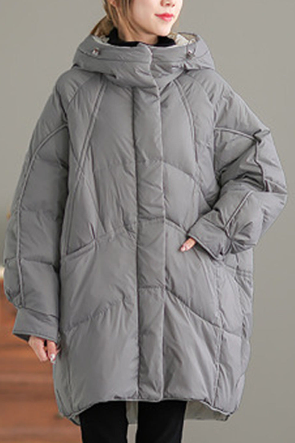 Women Loose Style Breathable Long Sleeve Warm Padded Jacket