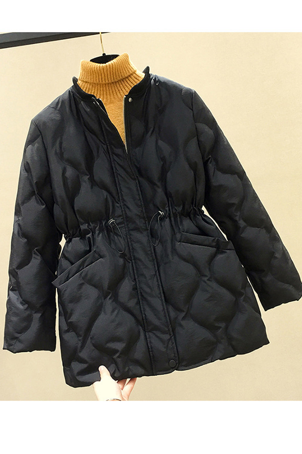 Women Long Sleeve Convenient Warm Winter Padded Jacket