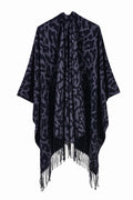 Women Classy Tassel Hem Elegant Styled Solid Colored Pretty Shawl