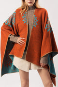 Women Lightweight Elegant Solid Colored Flower Printed Charming Shawl