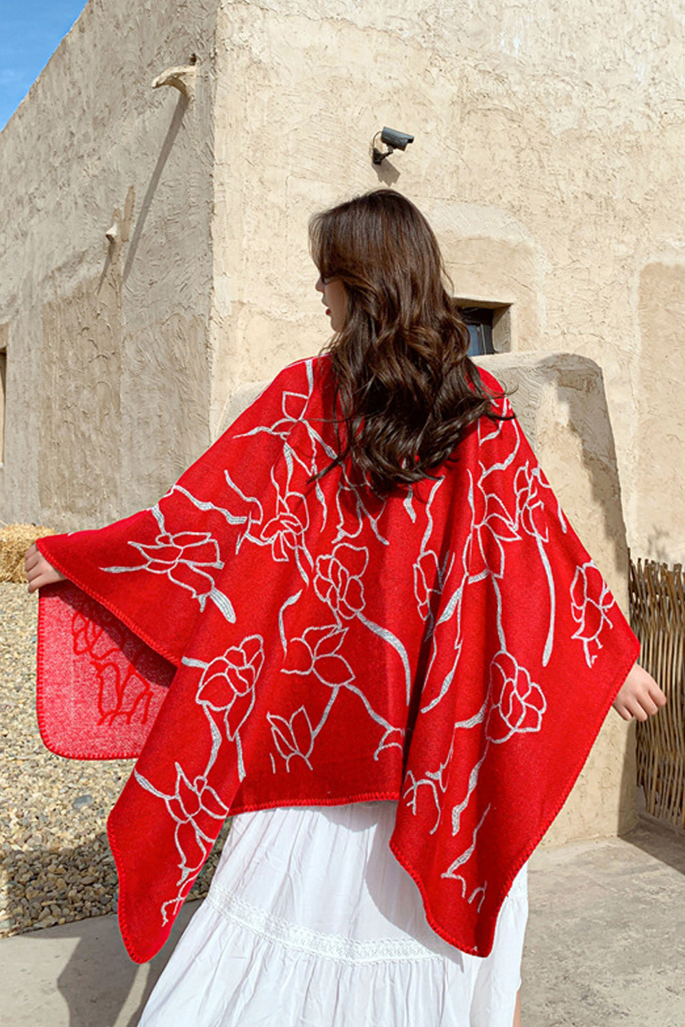 Women Pretty Solid Pattern Winter Casual Soft Shawl