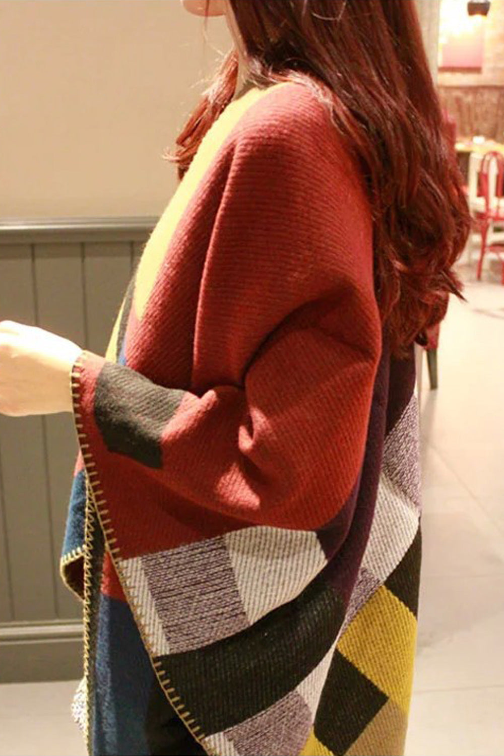Women Beautiful Printed Pattern Elegant Warm Casual Shawl