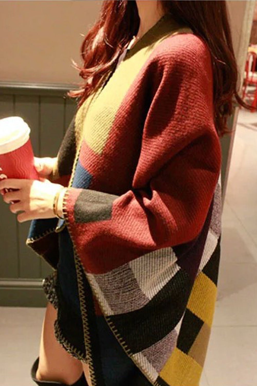 Women Beautiful Printed Pattern Elegant Warm Casual Shawl