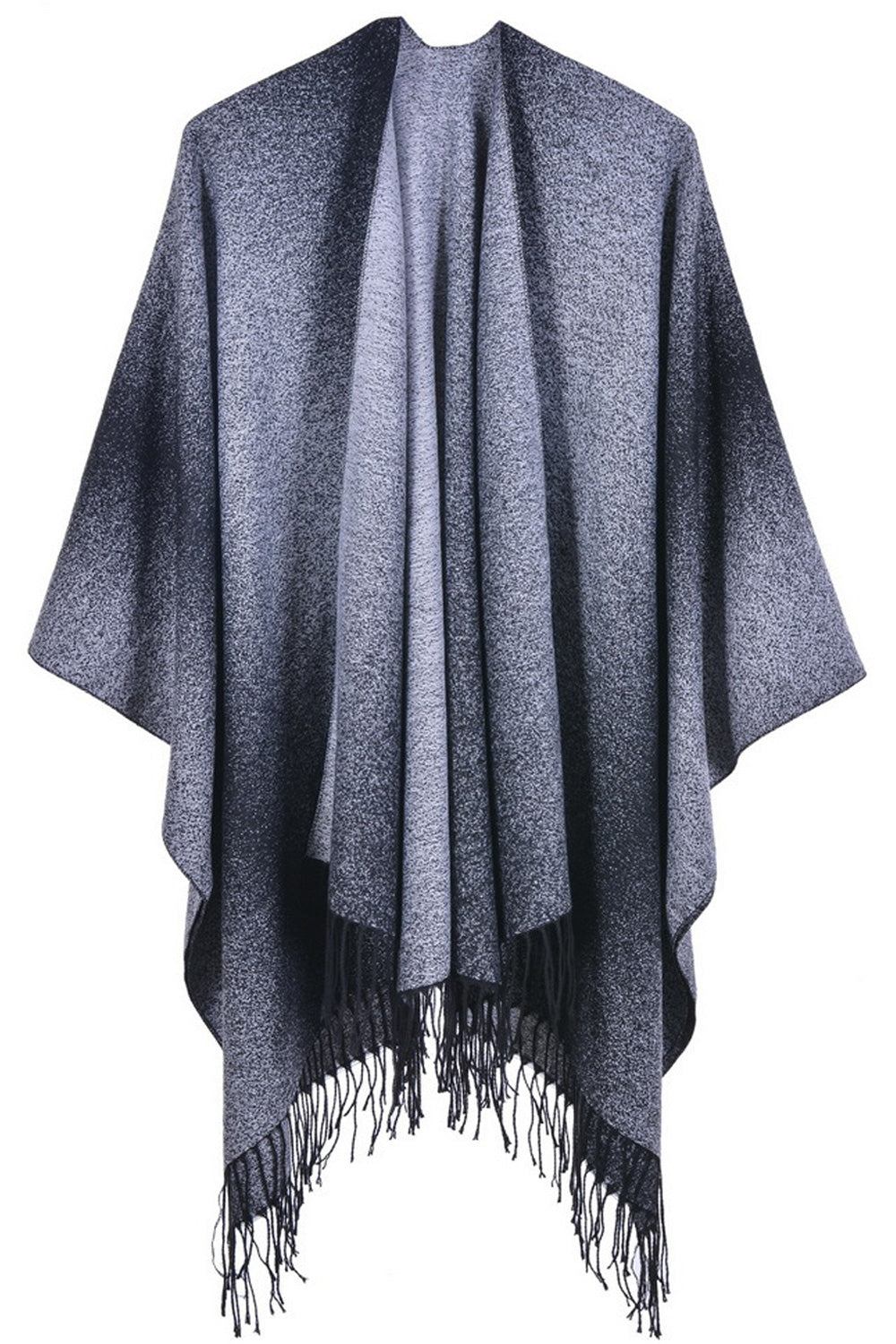 Women Tassel Decorated Lightweight Comfortable Cozy Shawl
