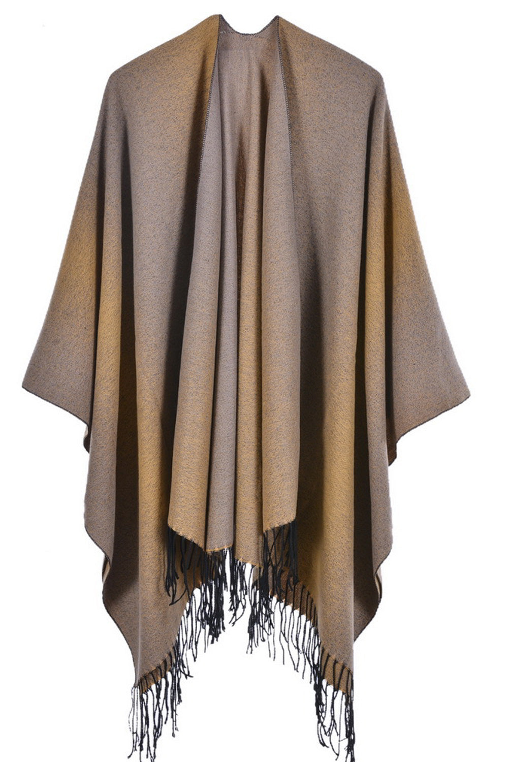 Women Tassel Decorated Lightweight Comfortable Cozy Shawl