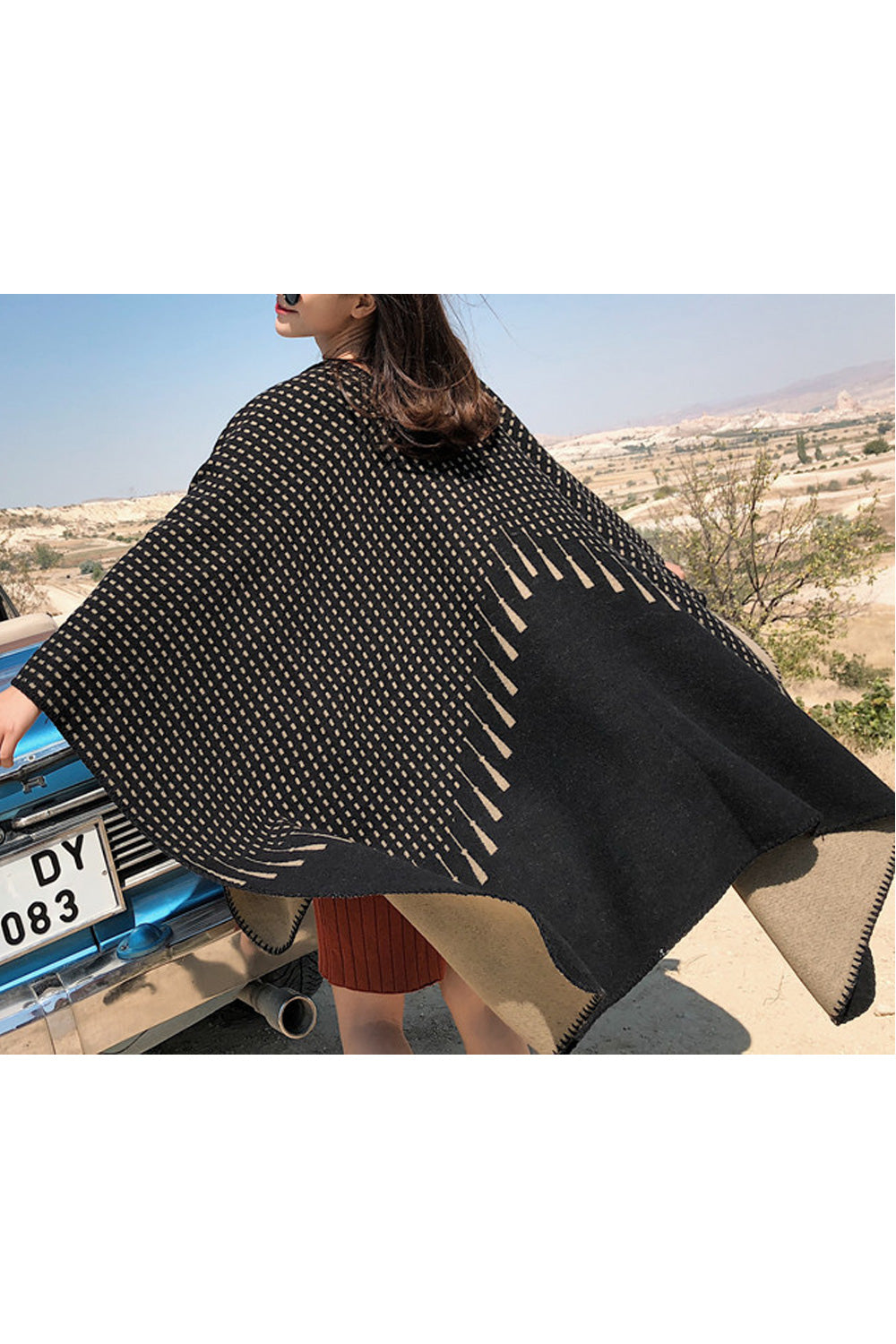 Women Breathable Cozy Classy Printed Thick Shawl