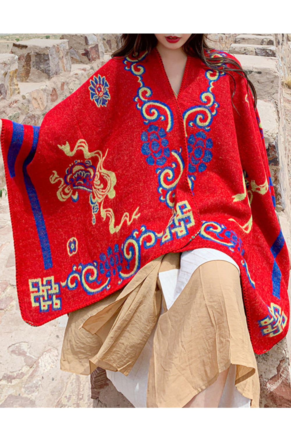Women Beautiful Printed Style Comfortable Cozy Winter Shawl