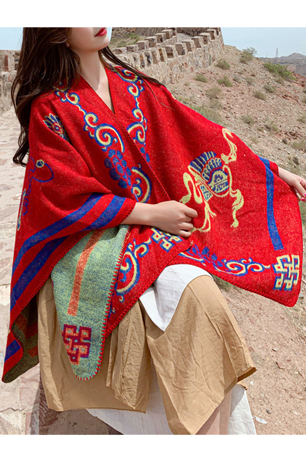 Women Beautiful Printed Style Comfortable Cozy Winter Shawl