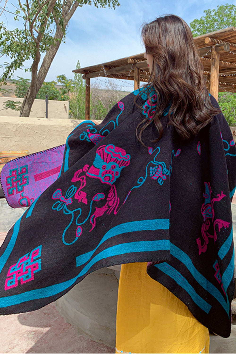 Women Beautiful Printed Style Comfortable Cozy Winter Shawl
