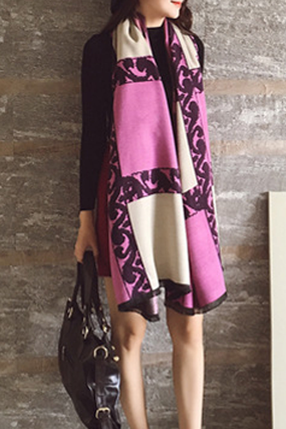 Women Cashmere Warm Beautiful Printed Style Trendy Shawl