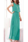 Women Chiffon Bohemian Skirt Style Dress