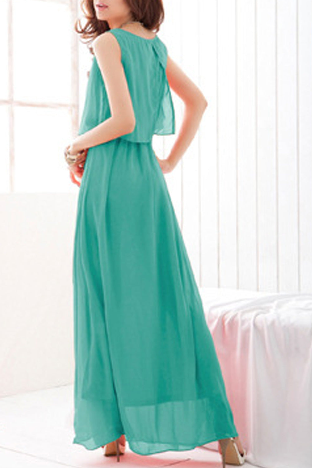 Women Chiffon Bohemian Skirt Style Dress