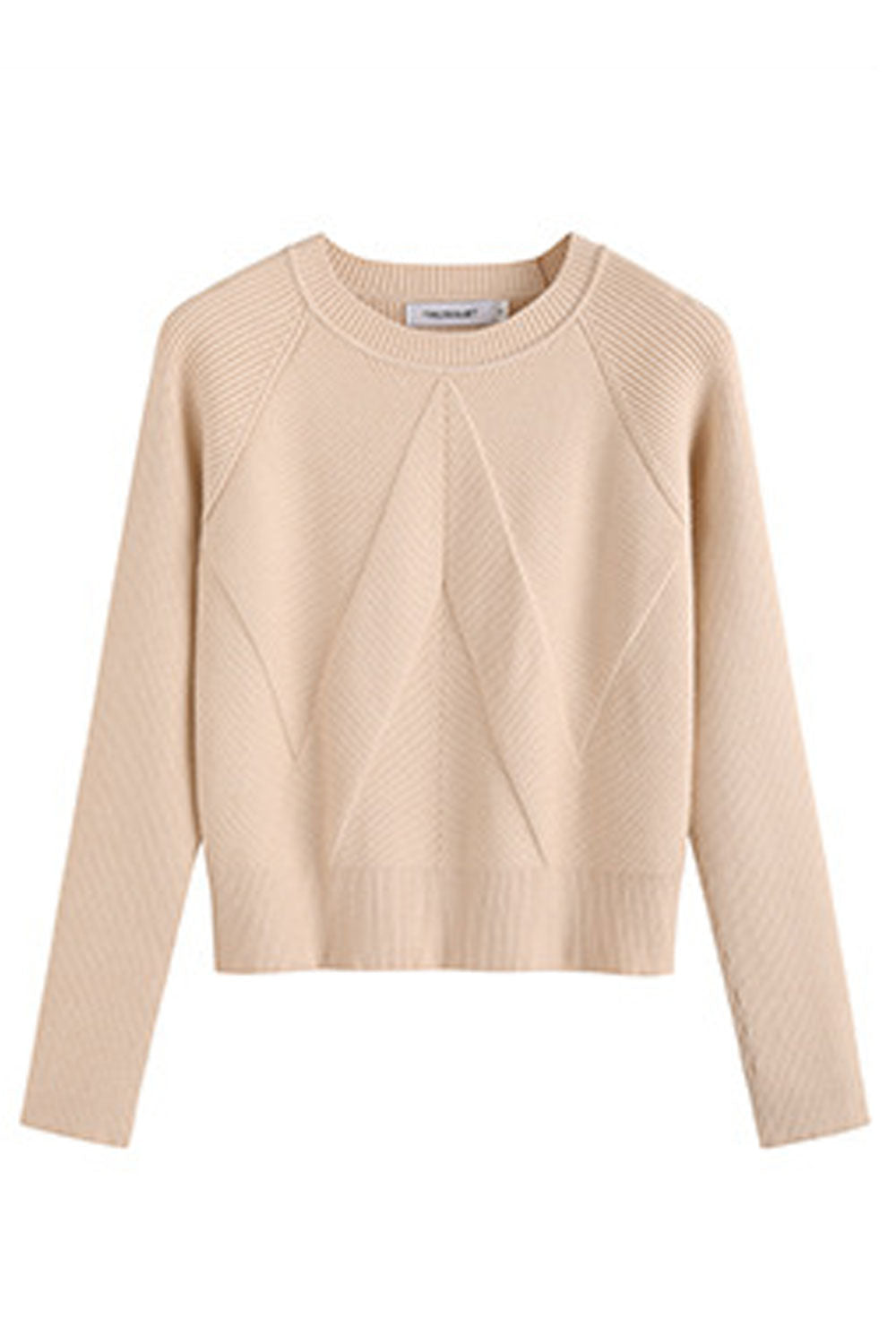 Women Round Neck Solid Pattern Magnificent Warm Winter Sweater