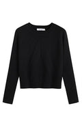 Women Round Neck Solid Pattern Magnificent Warm Winter Sweater