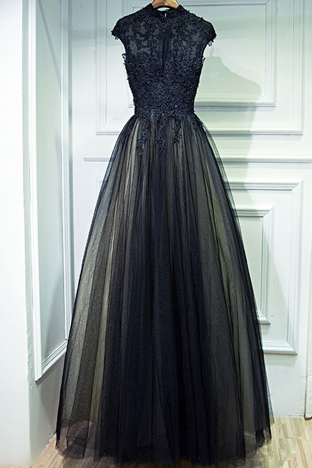 Women High Neck Elegant Wedding Dress
