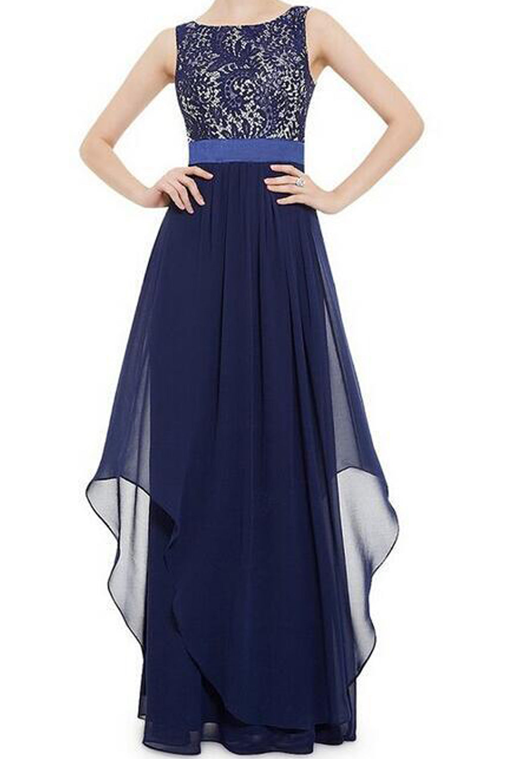 Unomatch Women Slim Long Prom, Wedding Dress Black