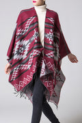 Women Beautiful Tassel Hem Convenient Soft Winter Shawl