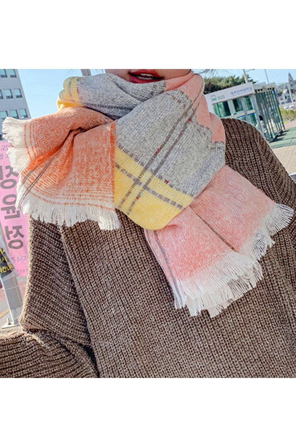 Women Cashmere Soft Lovely Winter Season Muffler