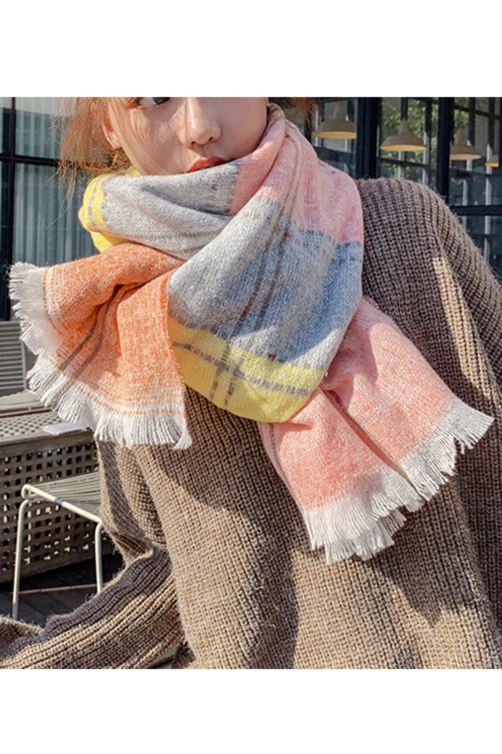 Women Cashmere Soft Lovely Winter Season Muffler