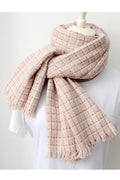 Women Lovely Lattice Pattern Winter Soft Muffler
