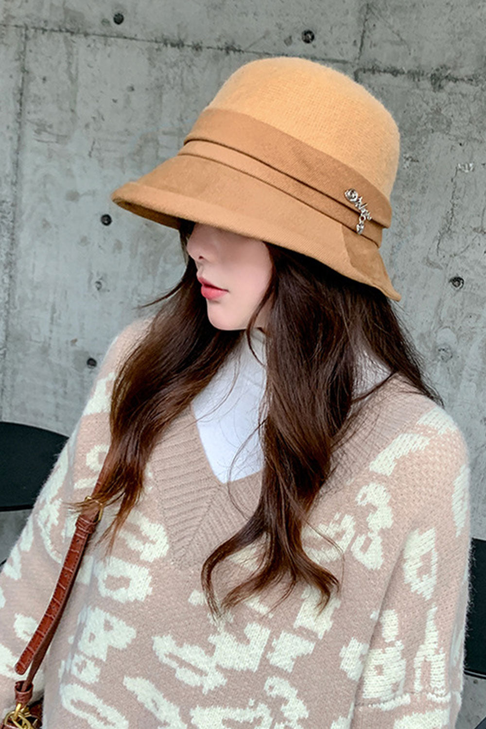 Women Dome Top Solid Colored Knitted Comfortable Beret Hat