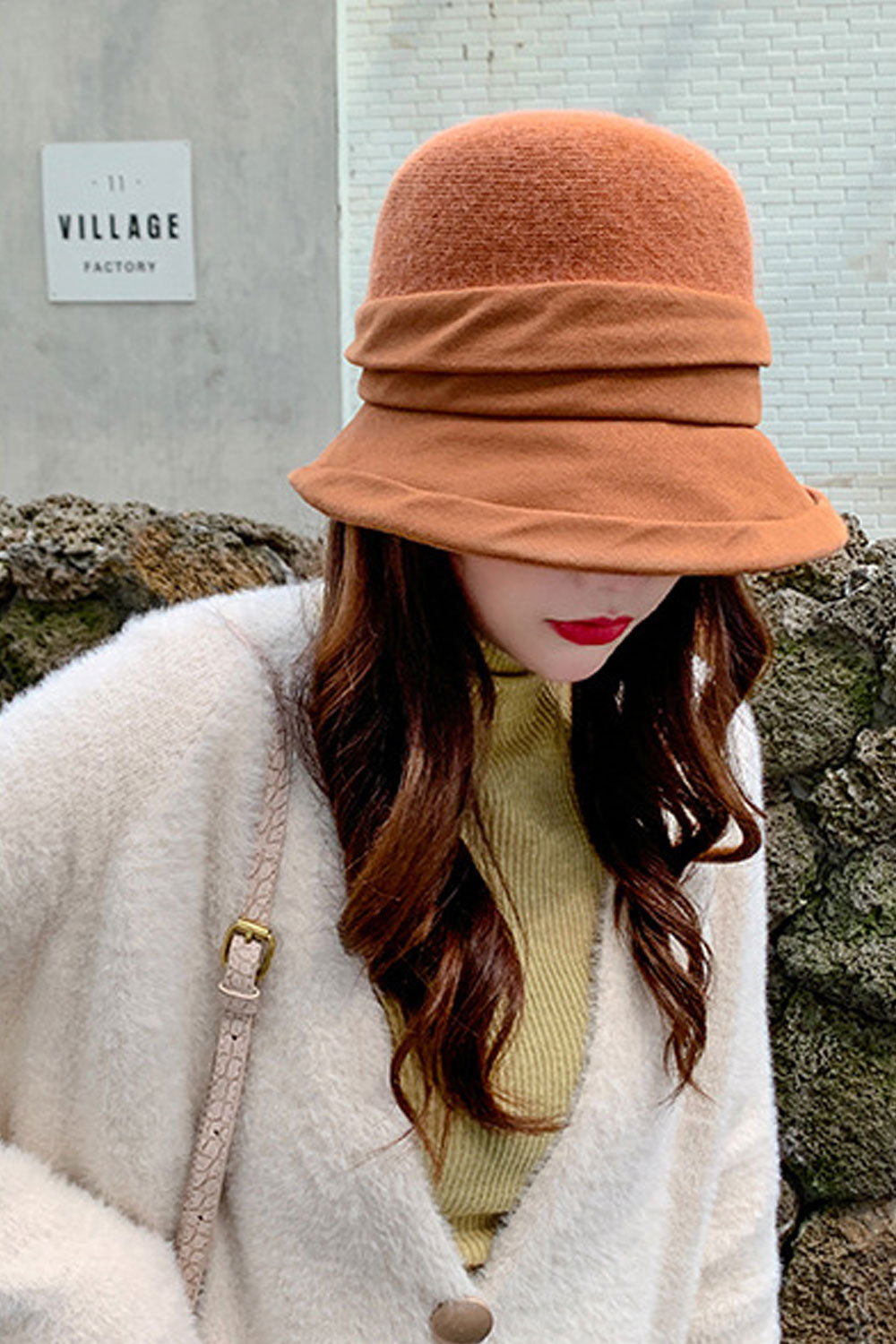 Women Dome Top Solid Colored Knitted Comfortable Beret Hat