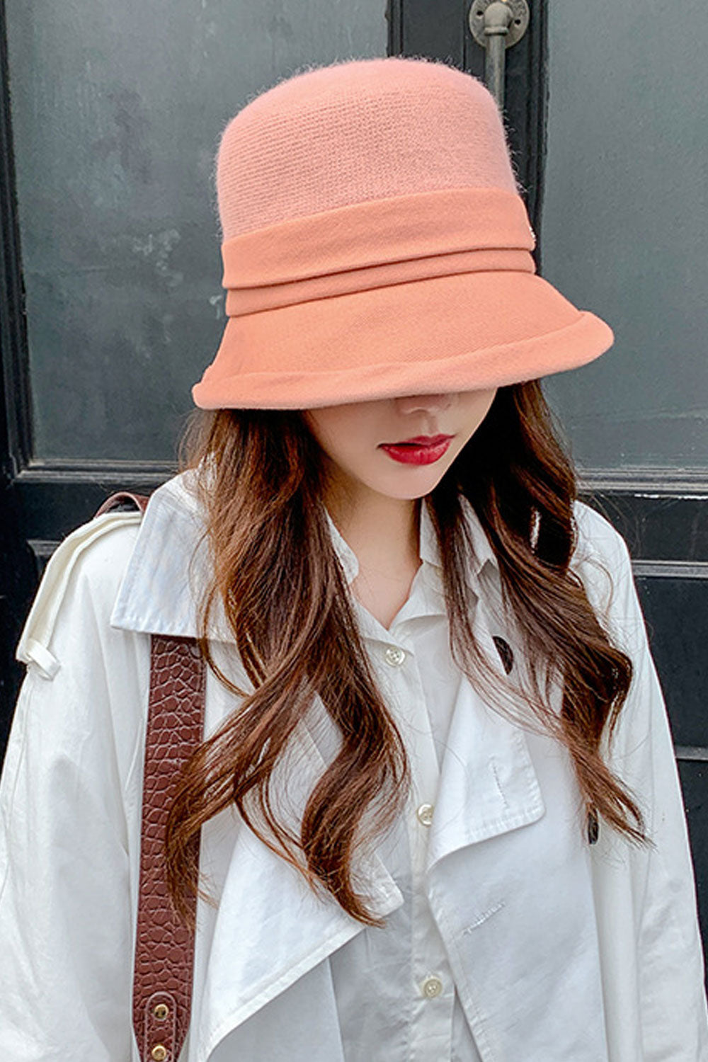 Women Elegant Soft Ear Protection Solid Colored Beret Hat