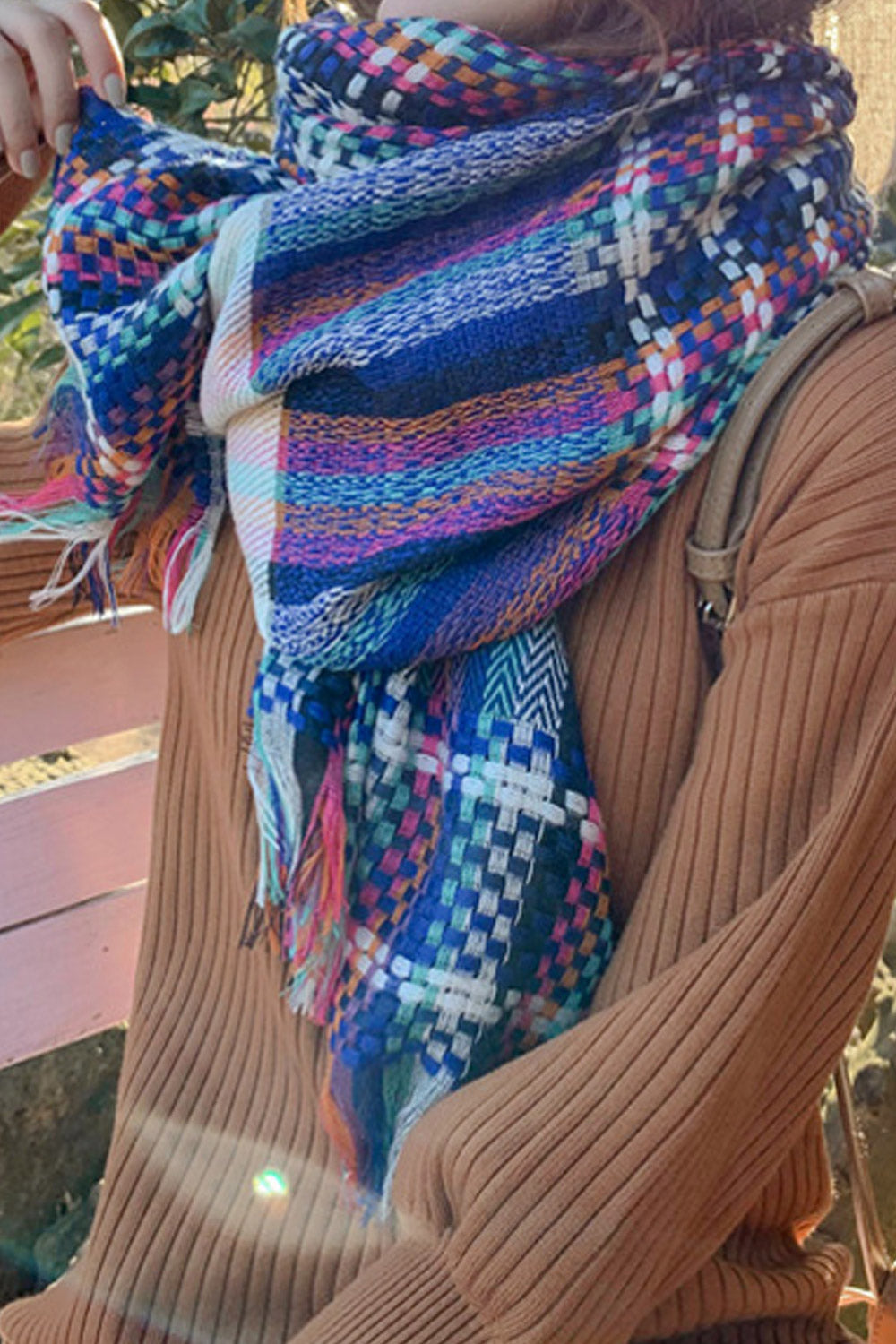 Women Beautiful Winter Season Printed Style Warm Casual Muffler