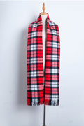 Women Classy Plaid Pattern Warm Comfortable Muffler