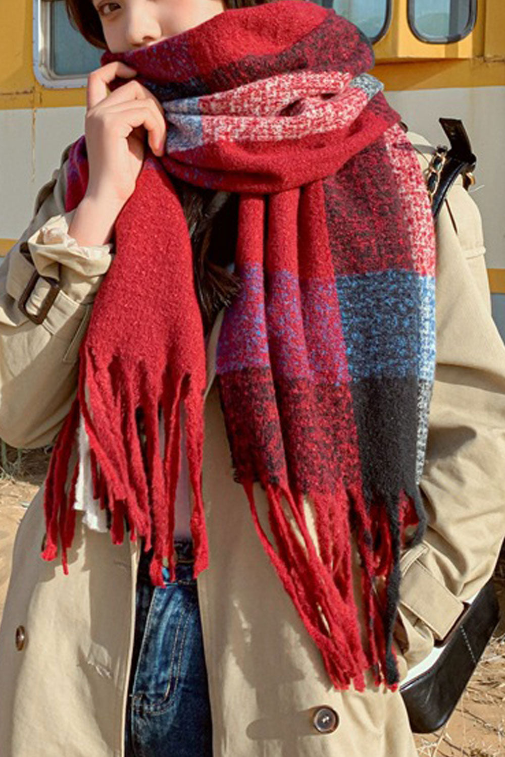 Women Comfortable Warm Long Fashionable Muffler
