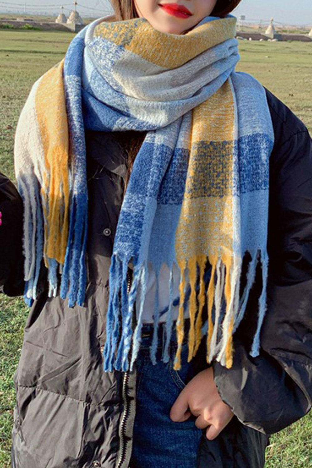 Women Comfortable Warm Long Fashionable Muffler