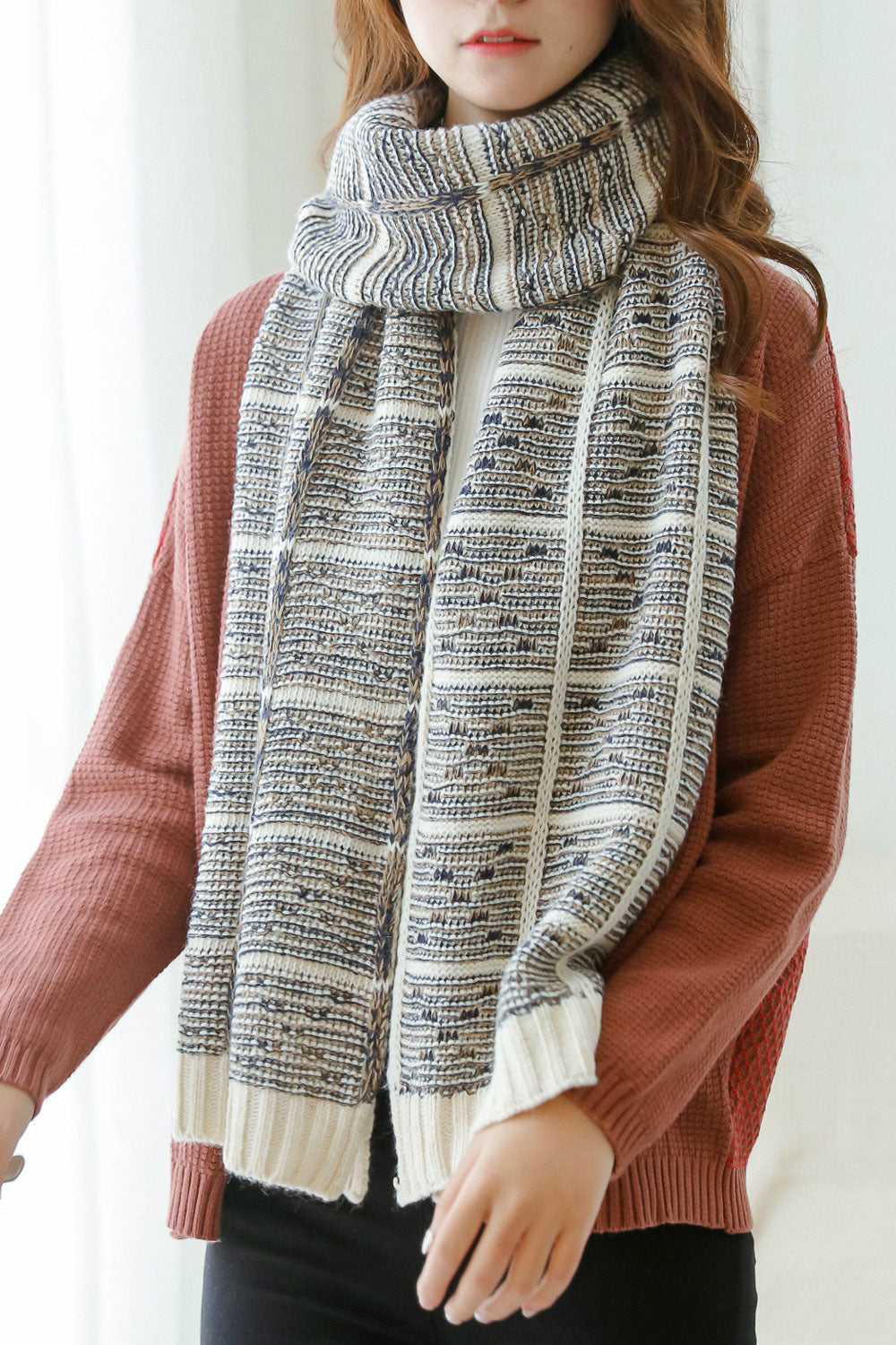 Women Classic Winter Season Cozy Muffler