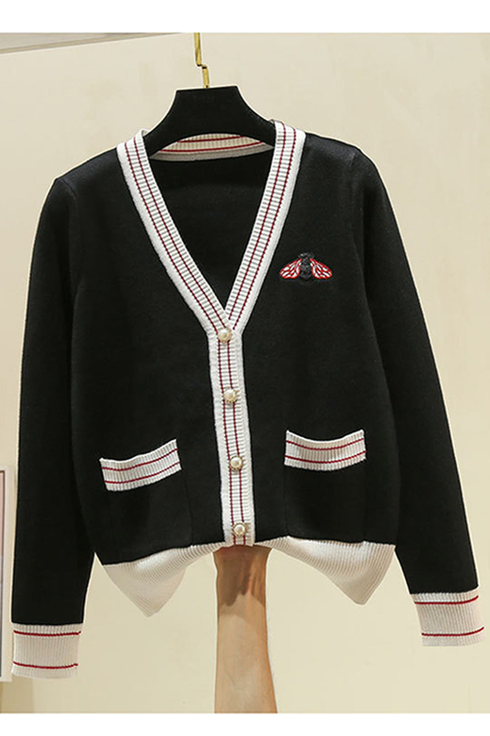 Women Classic V-Neck Long Sleeve Warm Winter Casual Cardigan