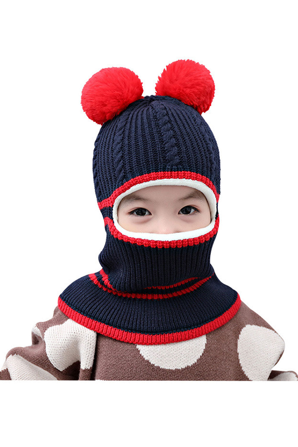 Kids Girls Thick Ear Protection Warm Outdoor Winter Hat