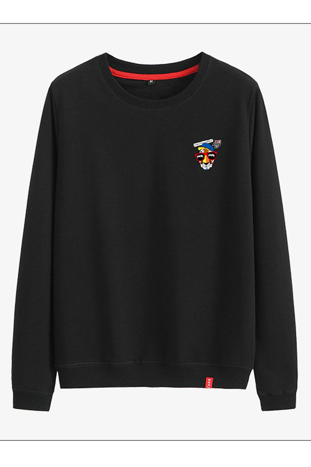 Women Decent Styled Round Neck Awesome Solid Pattern Sweatshirt